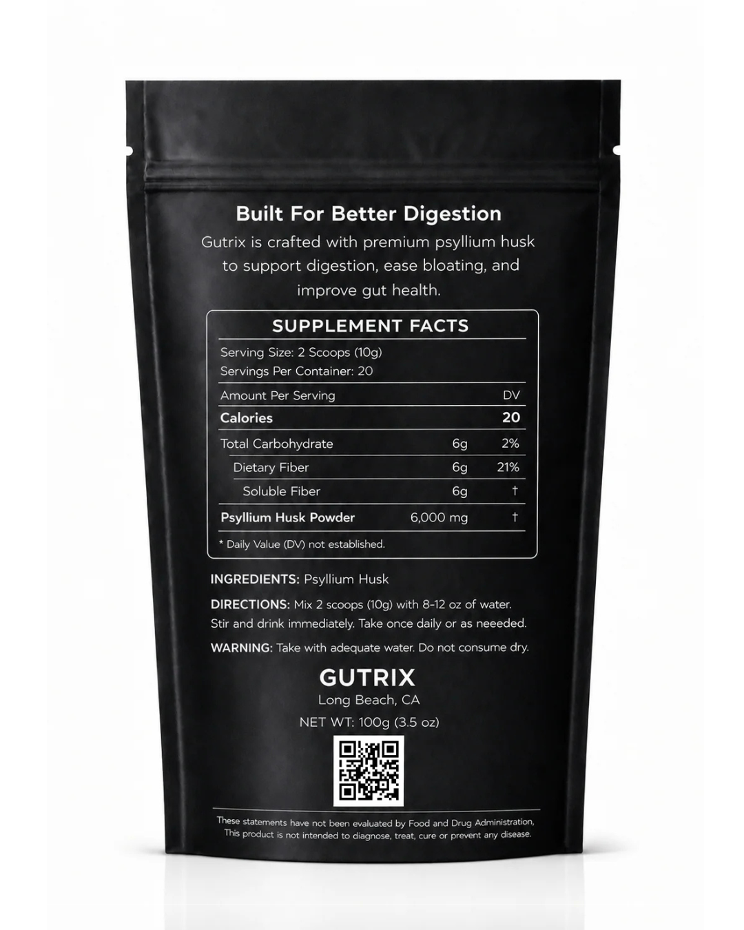 Gutrix Daily Fiber Supplement